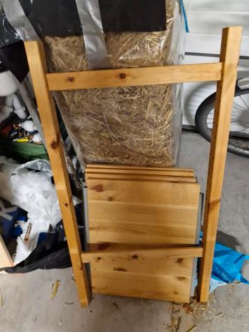 Ikea Ivar planken 42x50 cm en steun - als nieuw - afbeelding 2