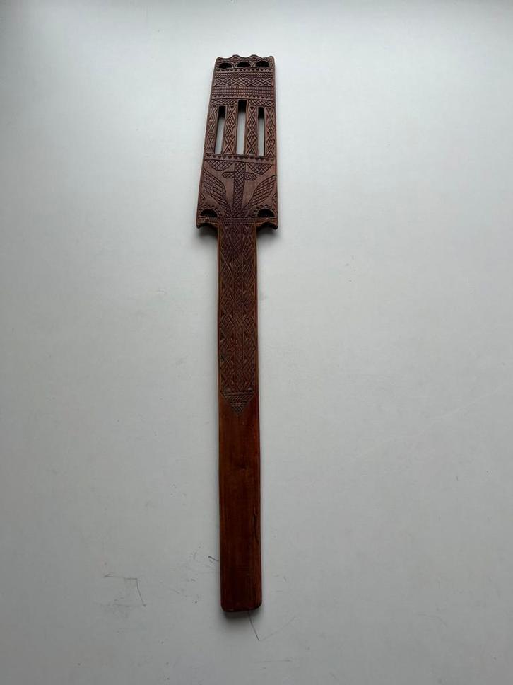Houten mangelplank antiek, Antiek en Kunst, Antiek | Kleden en Textiel, Ophalen of Verzenden