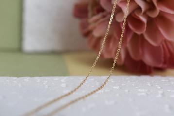 14 Karaat Gouden Ketting l Ankerschakel beschikbaar voor biedingen