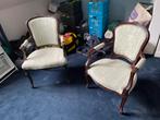 Twee antieke kersenhouten handgemaakte stoelen in topstaat, Ophalen of Verzenden