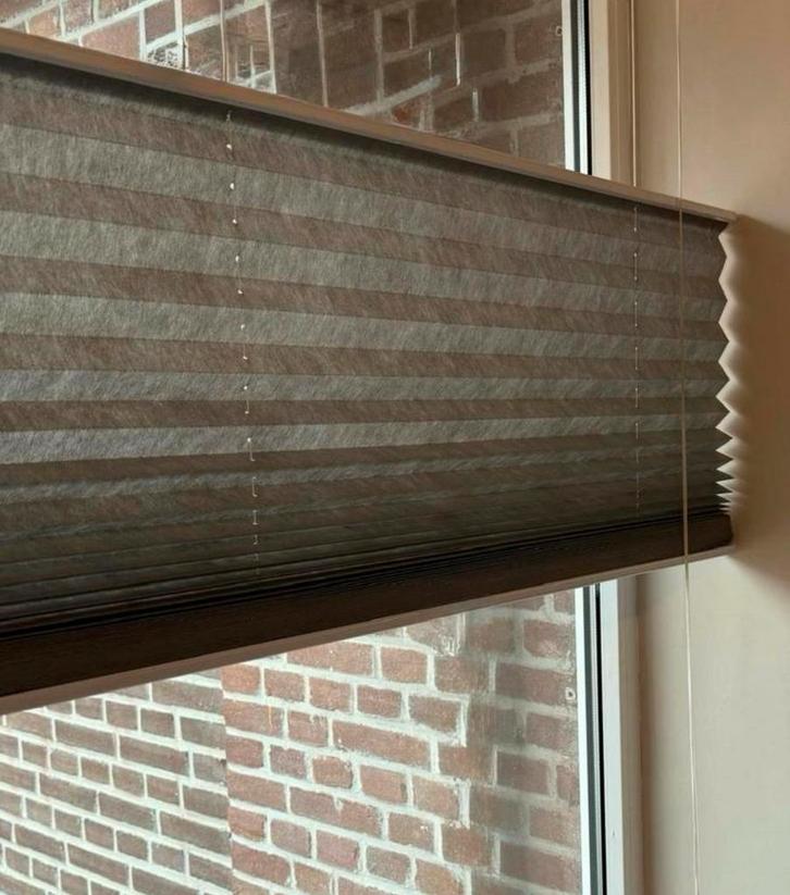 Plisse gordijn top down bottom up 180 x 220, Huis en Inrichting, Stoffering | Gordijnen en Lamellen, Gebruikt, 200 cm of meer