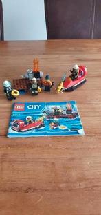 Lego 60106 brandweer steiger, Kinderen en Baby's, Speelgoed | Duplo en Lego, Ophalen of Verzenden, Zo goed als nieuw