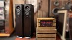 Chario Syntar 100T | 3-weg basreflex vloerstaande speakers, Audio, Tv en Foto, Zo goed als nieuw, 60 tot 120 watt, Front, Rear of Stereo speakers