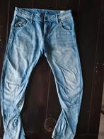 ZGAN LICHTGEBLEEKTE G STAR RAW ARC 3D SLIM JEANS SIZE 33/32, Kleding | Heren, Spijkerbroeken en Jeans, Blauw, G-STAR, Ophalen of Verzenden
