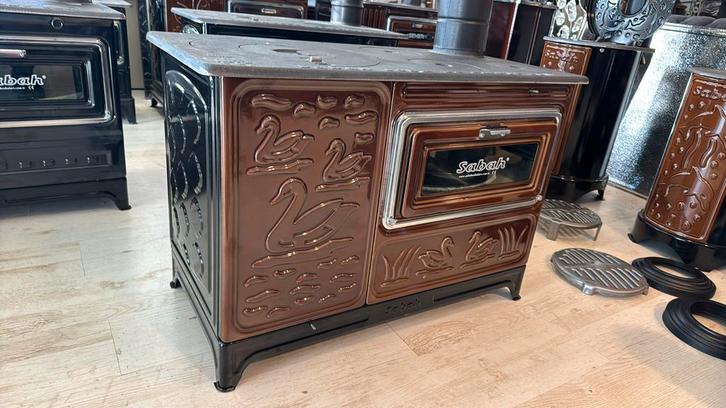 S05 Geniş Fırınlı Kovalı Kuzine – Onderste Luchtstroom Kache, Huis en Inrichting, Kachels, Nieuw, Vrijstaand, Houtkachel, Hout