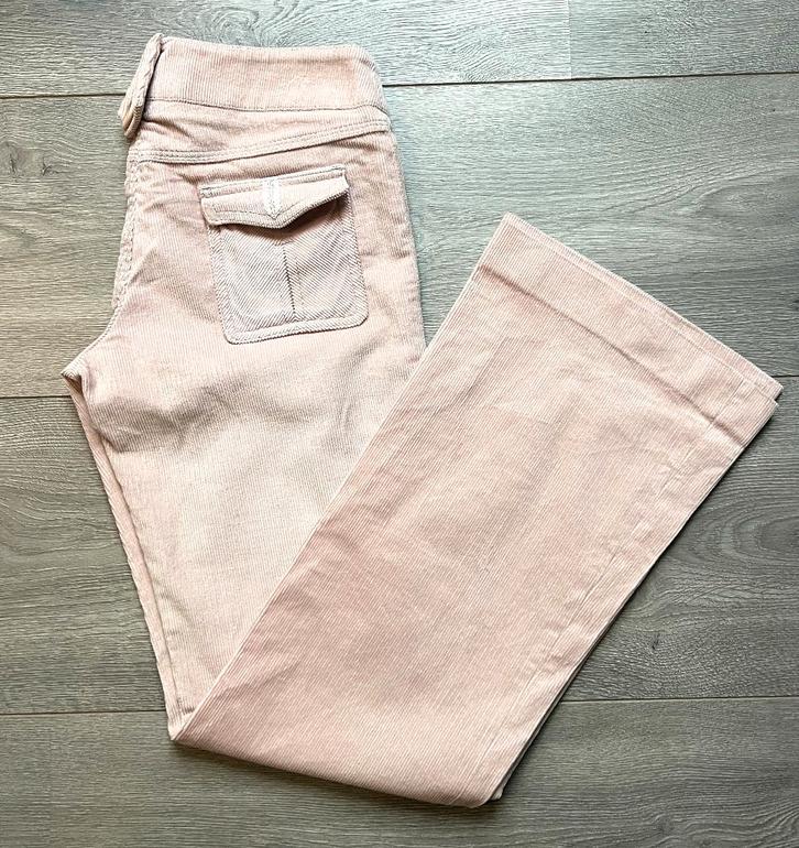 KAREN MILLEN - lichtroze broek - 36 (S), Kleding | Dames, Broeken en Pantalons, Zo goed als nieuw, Maat 36 (S), Roze, Lang, Verzenden