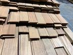 Hardhout-Louro Gamela-rabatdelen-geveldelen-wandbekleding, Ophalen, Planken, Nieuw, Hardhout