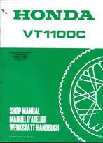 Honda VT1100 C addendum shop manual (7601z) motor, Motoren, Handleidingen en Instructieboekjes, Ophalen of Verzenden, Honda