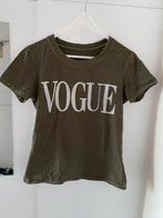 Dames t-shirt maat S Vogue donker groen leger, Groen, Gedragen, Ophalen of Verzenden, Maat 36 (S)