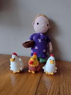 Boerin met kippen, Hobby en Vrije tijd, Ophalen of Verzenden, Nieuw, Haken, Naald