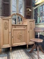 Frans eiken dressoir kast met spiegel, Ophalen