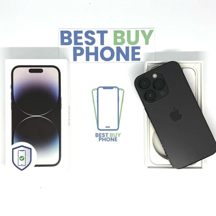 iPhone 14 Pro 128GB zwart /krasvrij /92% batt /garantie, Telecommunicatie, Mobiele telefoons | Apple iPhone, Zo goed als nieuw
