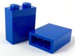 lego basis blokjes 1x2x2 pilaren blauw (18), Ophalen of Verzenden, Nieuw, Losse stenen, Lego