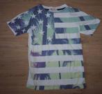 Wit Shirt Palmbomen H&M (134-140), Gebruikt, H&M, Ophalen of Verzenden, Shirt of Longsleeve