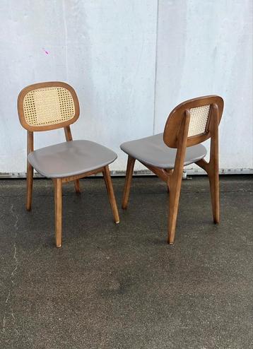 22 stuks hippe horeca restaurant stoelen wicker japandi look