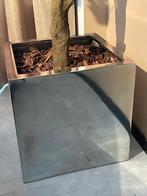 Pottery Pots Block plantenbak, Platinum Silver ( Chroom), Ophalen, Zo goed als nieuw, Binnen