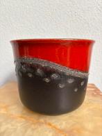 Vintagr bloempot Bay Keramik West-Germany 14x16 cm, Tuin en Terras, Bloempotten, Rond, Ophalen of Verzenden, Zo goed als nieuw