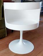 Vintage space age tafel Opal jaren 60 70 trompetvoet retro, Ophalen, Minder dan 55 cm, Gebruikt, Metaal of Aluminium