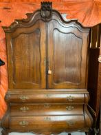 Antiek Eiken Kabinet - Blikvanger!, Huis en Inrichting, Kasten | Kledingkasten, Ophalen, Gebruikt, 100 tot 150 cm, Eikenhout
