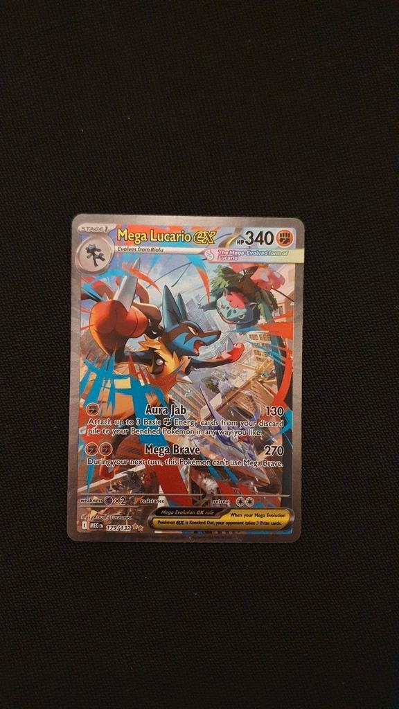 Mega Lucario ex SIR 179, Hobby en Vrije tijd, Verzamelkaartspellen | Pokémon, Zo goed als nieuw, Ophalen of Verzenden