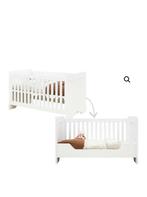 Meegroei ledikant inclusief Pretura matras, Ophalen, 70 tot 85 cm, Zo goed als nieuw, Matras