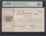 South Africa 10 Pond 01.03.1902 Te Velde Gouvernementsnoot, Postzegels en Munten, Bankbiljetten | Afrika, Verzenden, Zuid-Afrika