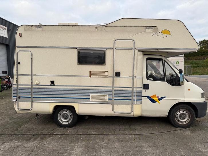 Fiat 230 1999, Caravans en Kamperen, Campers, Particulier, Alkoof, Fiat, Fiat, Diesel, Handgeschakeld, Ophalen