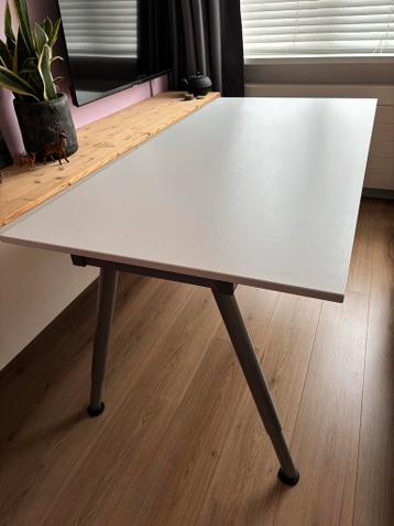 Verstelbaar Bureau  Ikea Galant wit 160 x 80 - afbeelding 2