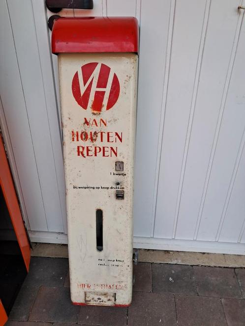 VAN HOUTEN chocolade repen muur automaat uit de jaren 50/60, Verzamelen, Automaten | Overige, Gebruikt, Ophalen