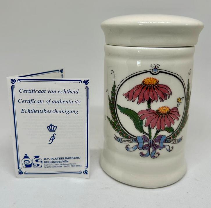 Plateelbakkerij Schoonhoven Holland - Apothekers pot, Antiek en Kunst, Antiek | Keramiek en Aardewerk, Ophalen of Verzenden