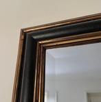 Ophalen in Giessenburg! Klassieke Spiegel zwart goudkleurig, Huis en Inrichting, Woonaccessoires | Spiegels, Ophalen, 100 tot 150 cm