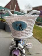 Frozen kinderfiets met zijwieltjes, Ophalen, Zo goed als nieuw, 14 inch of minder, Handrem