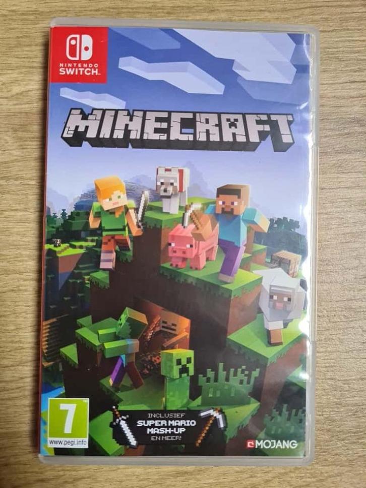 Minecraft - Nintendo Switch, Spelcomputers en Games, Games | Nintendo Switch, Gebruikt, 3 spelers of meer, Vanaf 7 jaar, Ophalen of Verzenden