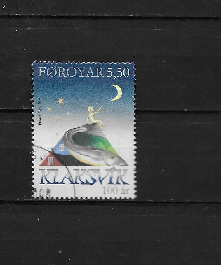 Faroer 2008, Verzenden, Denemarken, Gestempeld