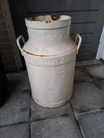 Antieke grote zware melkbus, Ophalen, Gebruikt