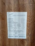 Oude uitnodiging SAVRO schoenverkoop, Ophalen, Gebruikt, Overige typen