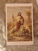 Oud prentje. "Onze Lieve Heer- De Herder"., Verzamelen, Gebruikt, Verzenden, Voor 1940, Prent