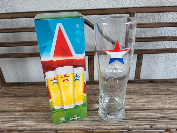 Heineken EURO2020 Bierglas Nieuw in Doos Nederland, Verzamelen, Glas en Borrelglaasjes, Nieuw, Ophalen