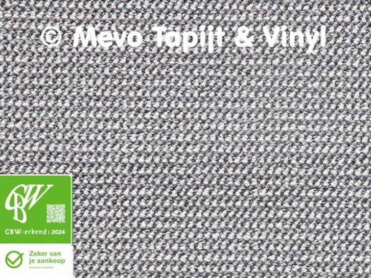 Bouclé Tapijt, Lengte 15 meter, breedte 4 mtr, gratis staal, Huis en Inrichting, Stoffering | Vloerbedekking, Nieuw, Tapijt, Grijs