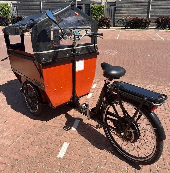 Babboe Max-E Bakfiets - Elektrisch, Fietsen en Brommers, Fietsen | Bakfietsen, Gebruikt, Overige merken, 4 kinderen of meer, Elektrisch