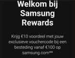 Samsung Kortingscode Kortingsbon t.w.v. 10 euro, Eén persoon, Kortingsbon, Warenhuis- of Winkelbon
