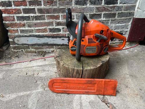 Kettingzaag Husqvarna 445.. fijne sterke zaag, Tuin en Terras, Hand-tuingereedschap, Gebruikt, Overige soorten, Ophalen