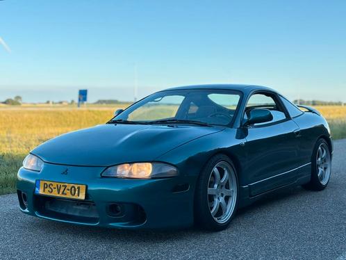 Mitsubishi Eclipse 2G 2.0 GSI 1996 Groen JDM - Rays velgen, Auto's, Mitsubishi, Particulier, Eclipse, Benzine, SUV of Terreinwagen