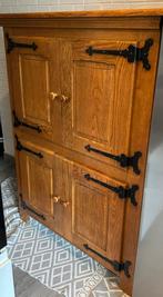 Houten Kast met een lamp erin, Antiek en Kunst, Ophalen