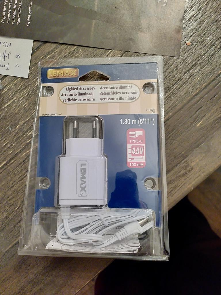 Stekker voor Lemax kerst 4,5 volt, Ophalen of Verzenden