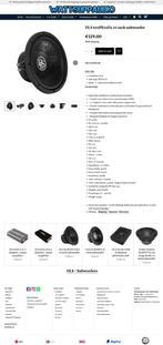 DLS 610PE10D2 10 inch subwoofer, Auto diversen, Autospeakers, Info@optimount.nl, Nieuw, Ophalen of Verzenden, Anholtseweg 48A 7091 HB DINXPERLO