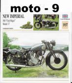 Mok9 Motorkaart New Imperial  ( 1937 ), Ophalen of Verzenden, Auto's