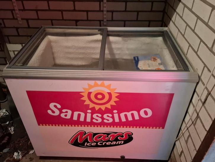 Sanissimo Mars Ice Cream Vriezer, Witgoed en Apparatuur, Vriezers en Diepvrieskisten, Gebruikt, Vrijstaand, Vrieskist, 85 tot 120 cm