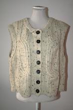H&M kabelgebreid gilet roomwit kleur 44 46 XL nieuw, Kleding | Dames, H&M, Verzenden, Wit, Maat 46/48 (XL) of groter