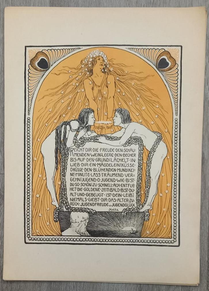 Winterfest 1906  Königl Kunstgewerbemuseum Berlin Jugendstil, Antiek en Kunst, Antiek | Boeken en Bijbels, Ophalen of Verzenden